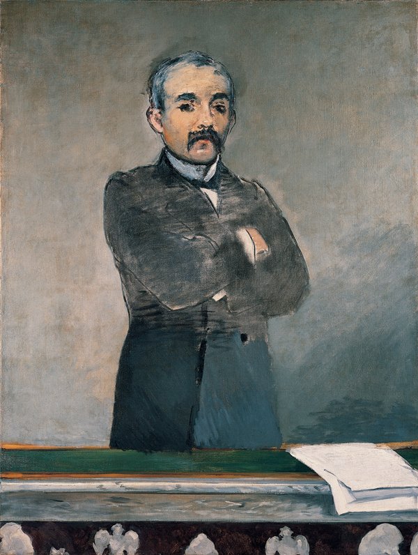 Georges Clemenceaun muotokuva tekijältä Édouard Manet
