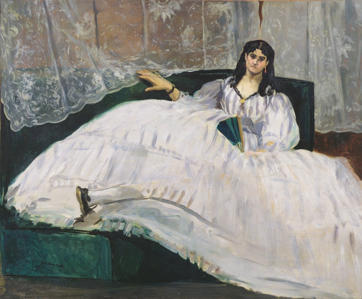 Jeanne Duvalin muotokuva, 1862 tekijältä Édouard Manet