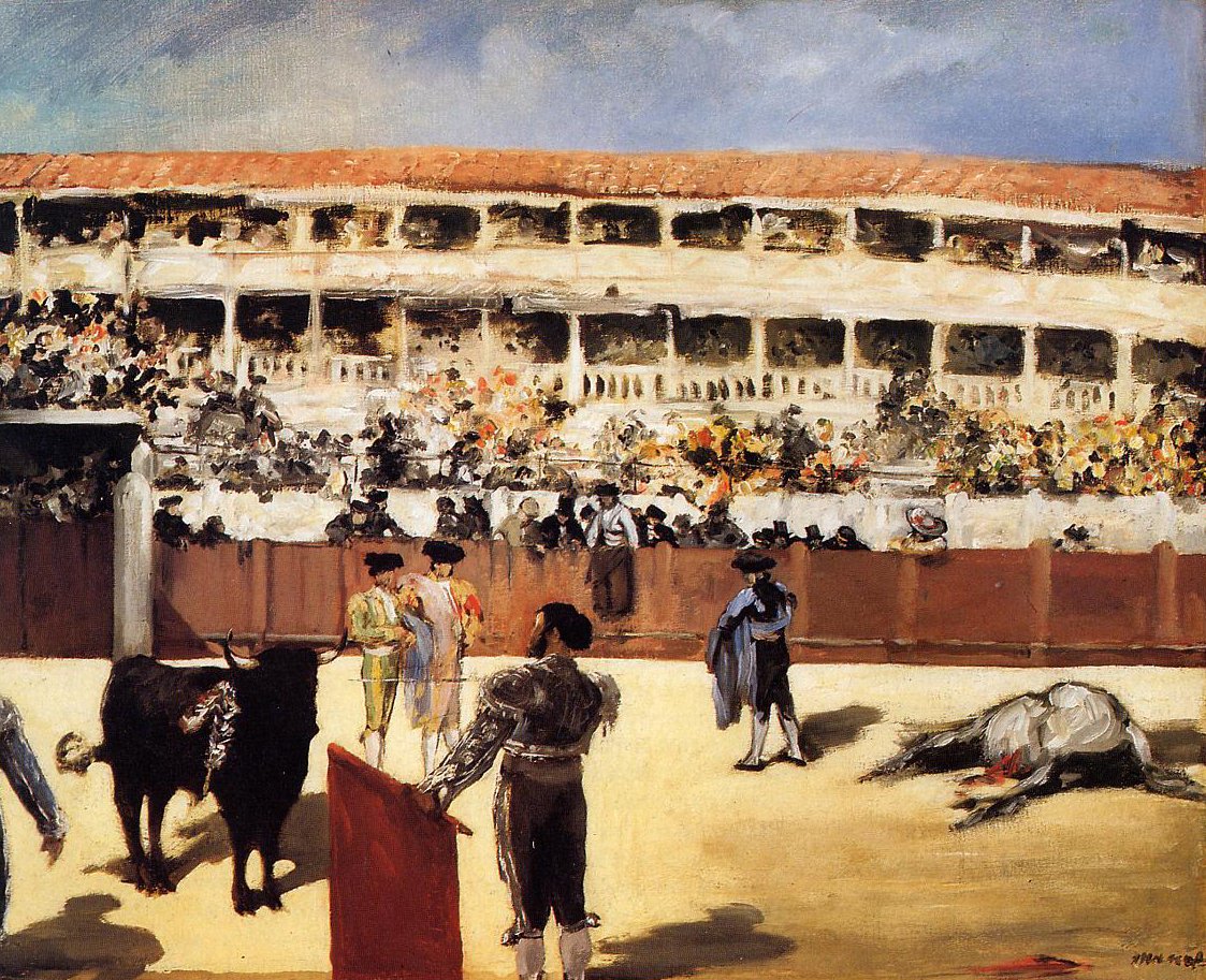 Härkätaistelu tekijältä Édouard Manet