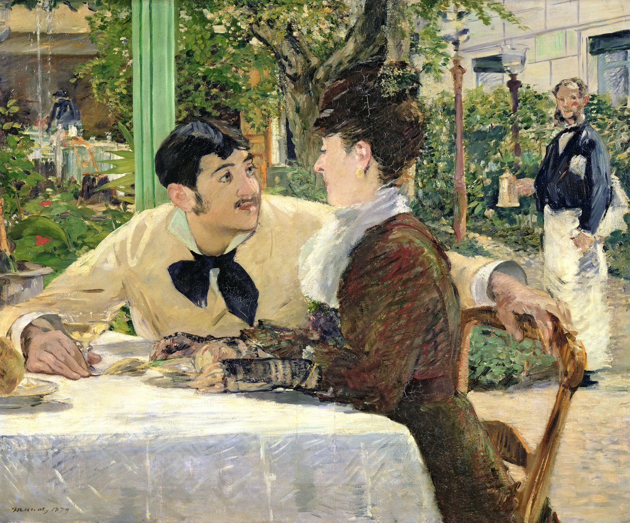 Pere Lathuillen puutarha, 1879 tekijältä Édouard Manet