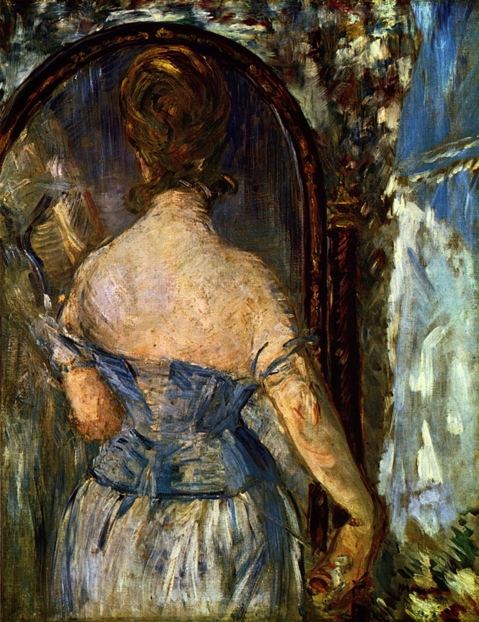 Peilin edessä tekijältä Édouard Manet