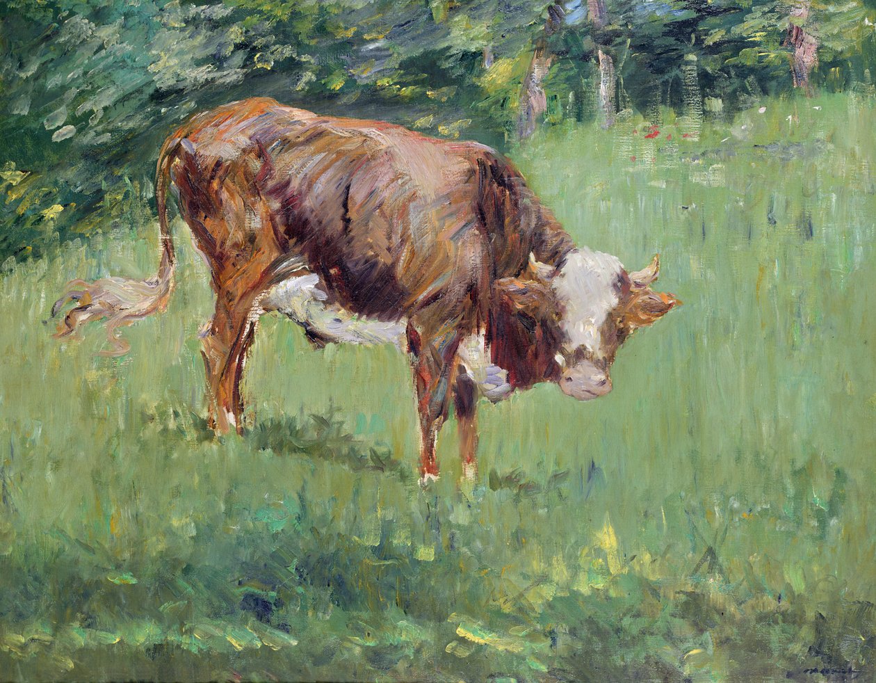 Nuori härkä niityllä, 1881 tekijältä Édouard Manet