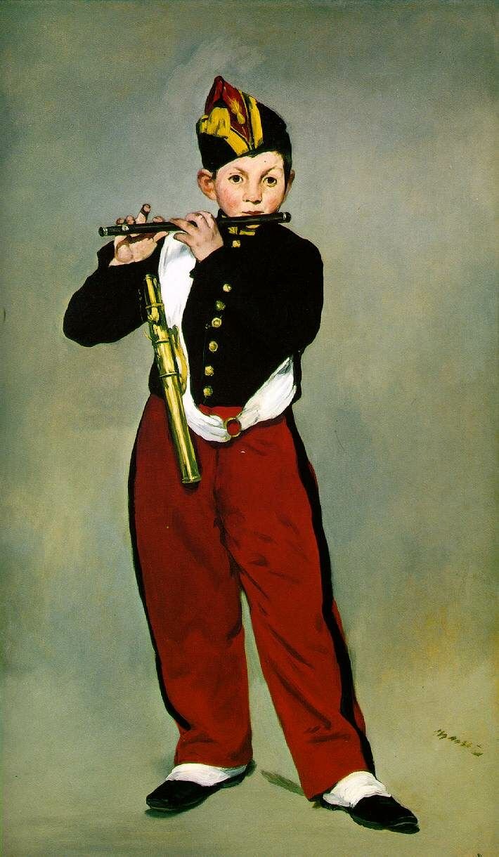 Nuori huilisti eli Fifer tekijältä Édouard Manet