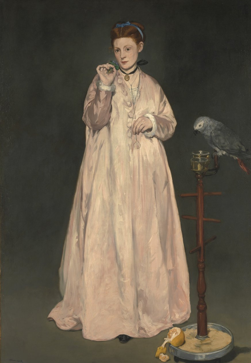 Nuori nainen vuonna 1866 tekijältä Édouard Manet