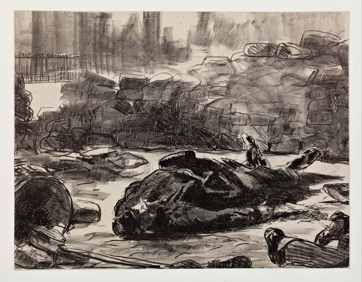 Sisällissota tekijältä Édouard Manet