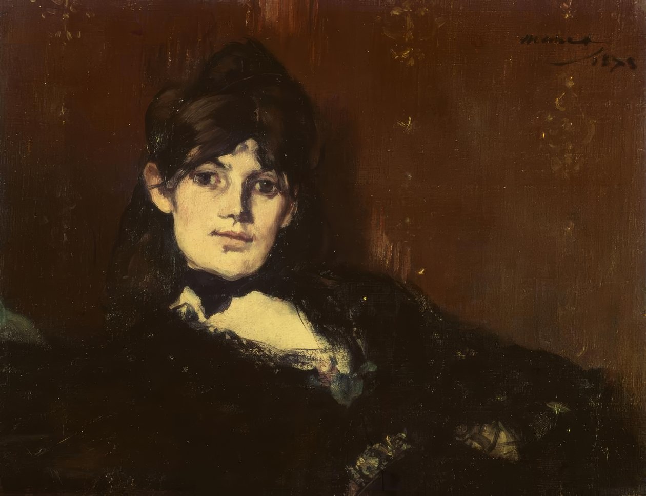 Berthe Morisot étendue tekijältä Édouard Manet