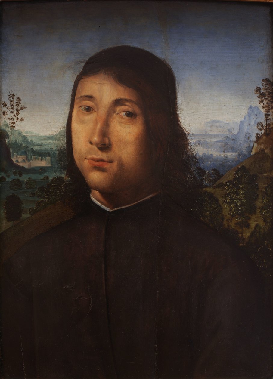 Nuoren miehen muotokuva tekijältä fl. in Florence in the late 15th century.