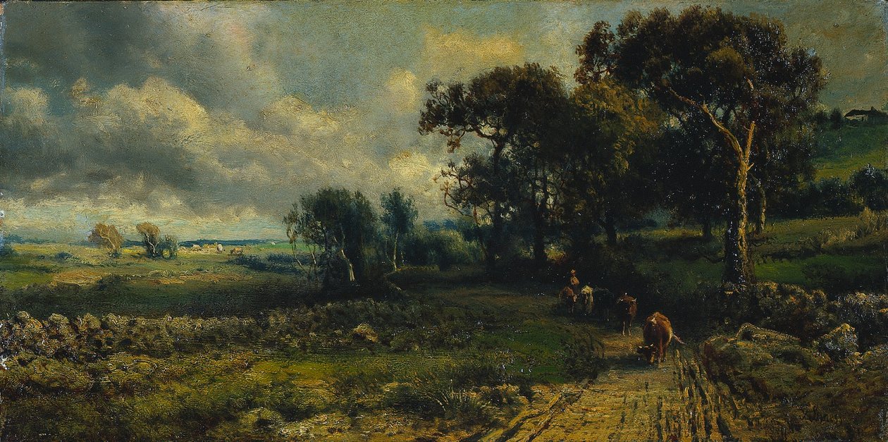 Pilvenhattarat tekijältä imitator of George Inness