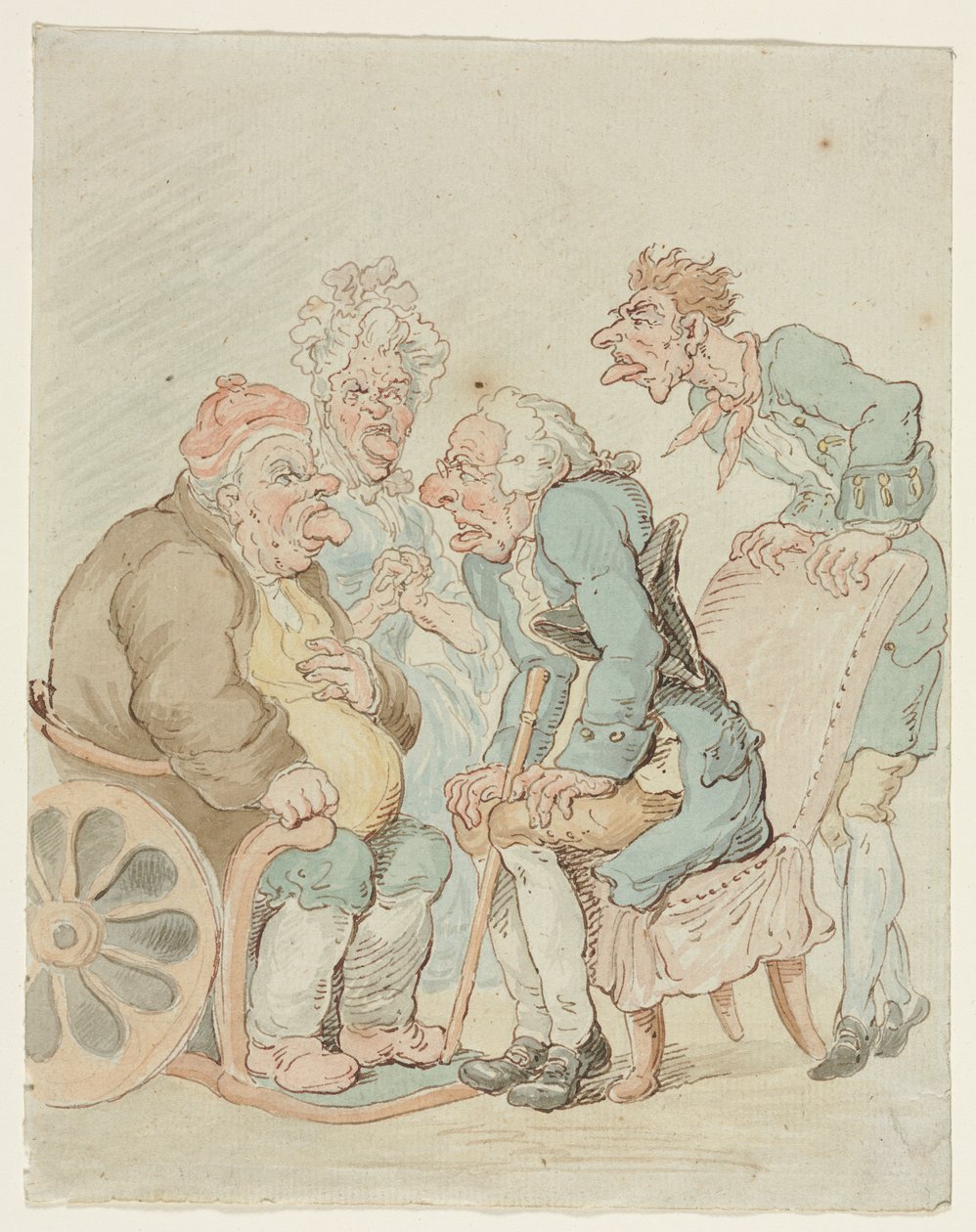 Lääkäri tekijältä imitator of Thomas Rowlandson
