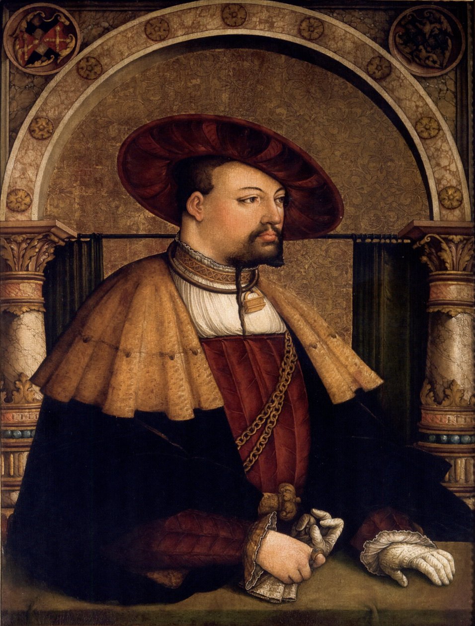 Muotokuva Eitelfriedrich III. von Zollern, 1561 tekijältä Josef Weis