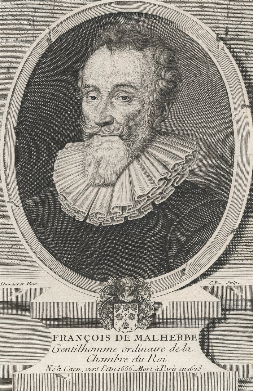 Francois de Malherbe tekijältä Daniel Dumonstier or Dumoustier
