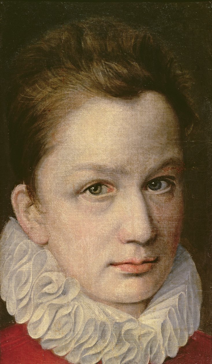 Nuoren muotokuva, n. 1570-1575 tekijältä or Dumoustier, Pierre Dumonstier