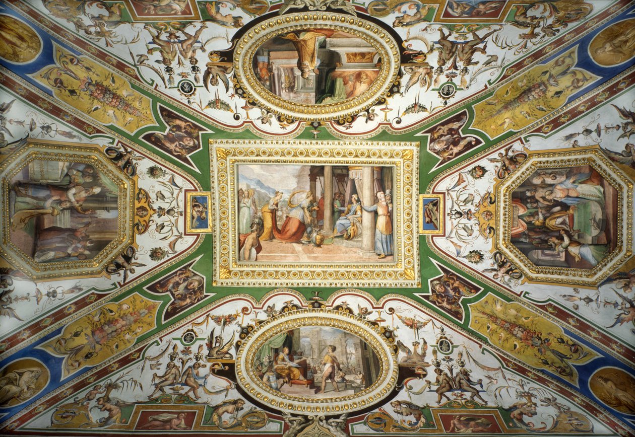 Galleria Corsinin katto, Rooma tekijältä Federico Zuccari or Zuccaro