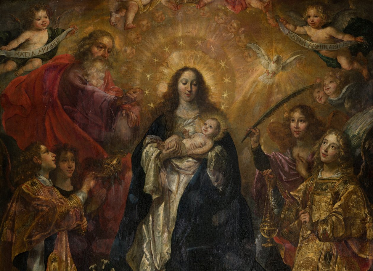 Seurakuntakirkko (Sint-Walburgakerk). Maalaus. Nicolas De Liemaeckere. tekijältä or Liemaecker Nicolaas de Liemakere