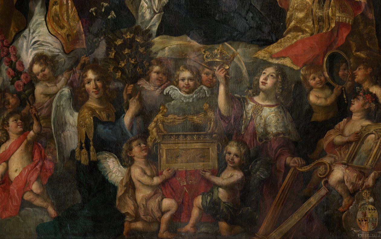 Seurakuntakirkko (Sint-Walburgakerk). Maalaus. Nicolas De Liemaeckere. tekijältä or Liemaecker Nicolaas de Liemakere