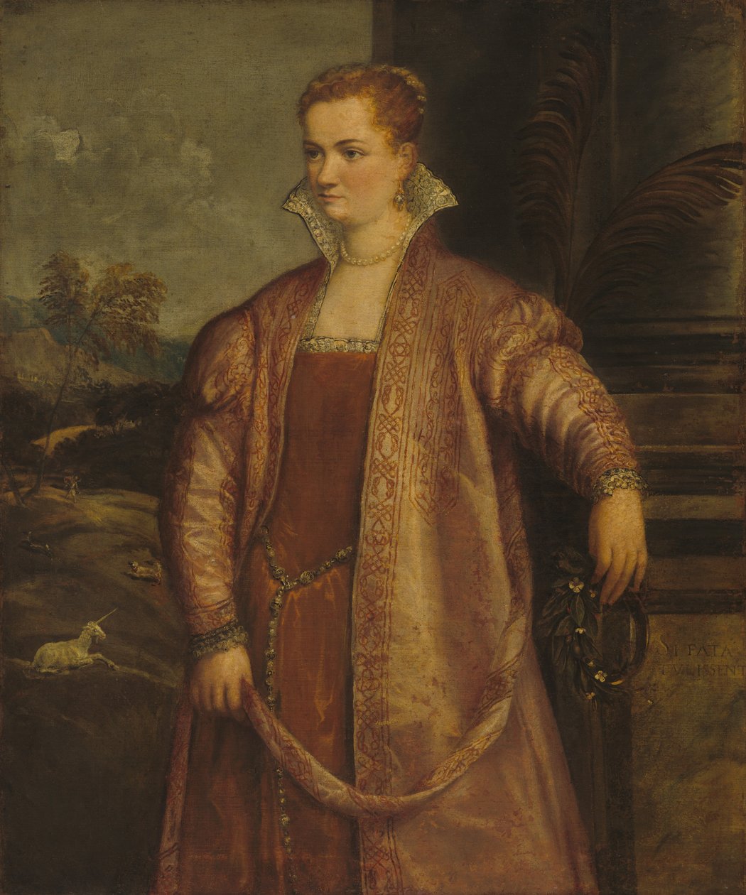 Irene Spilimbergosta tekijältä possibly begun by Gian Paolo Pace Assistant of Titian