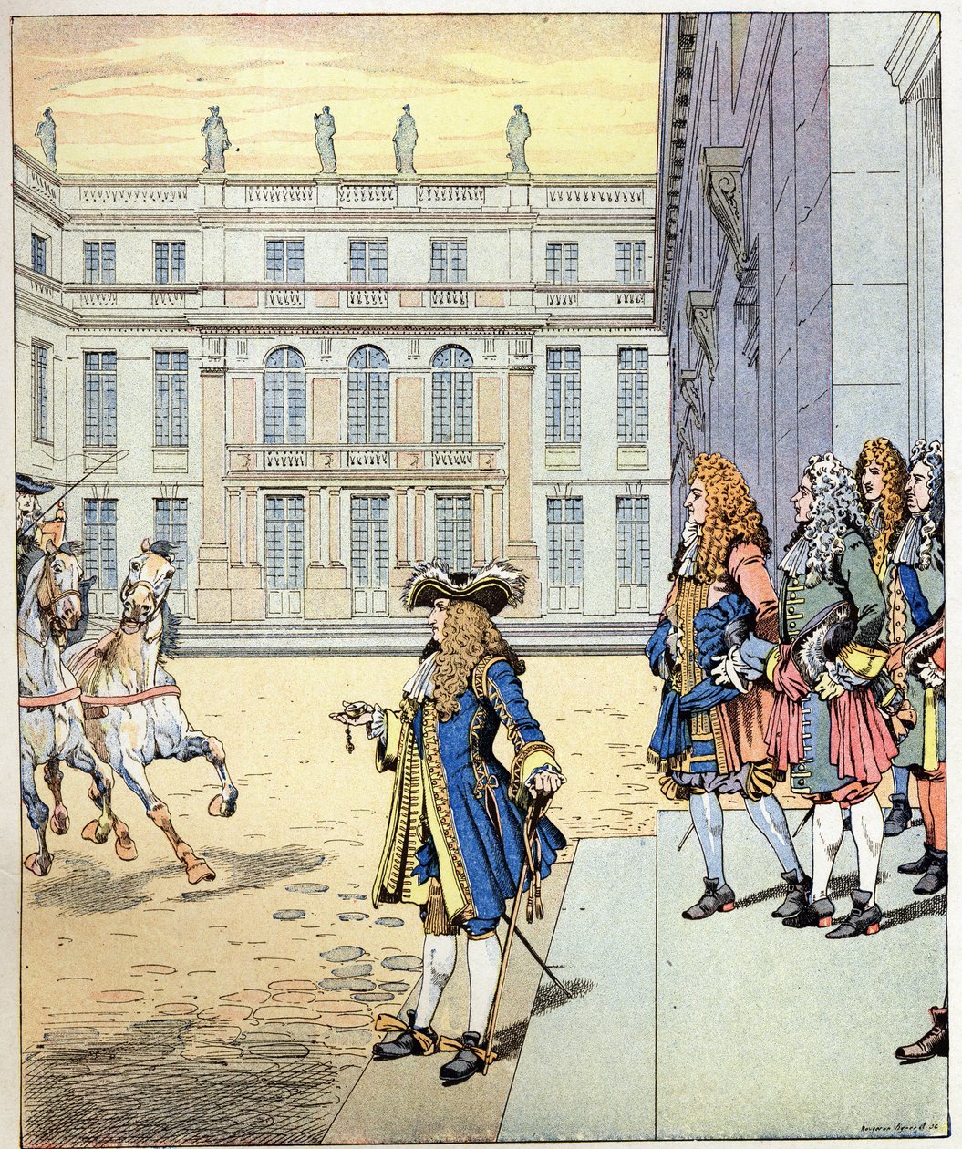 Melkein odotin! Ranskan kuninkaan Ludvig XIV:n sanat sanoivat kuningas Soleilin (1638-1715) puhuneen Versailles