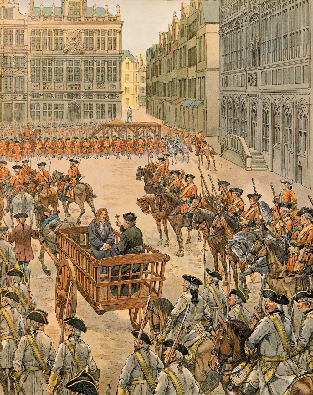 Jacques Marie Gaston Onfroy de Breville dit JOB (1858-1931) - Belgian historia: Francois Annessens (1660 - 1719), neljän kruunun dekaani ja Saint Johnin sairaalan tehtaan päällikkö, syyttää emutien yllyttäjänä vuonna 1717 ja joulukuussa tekijältä pseudonym for Onfray de Breville Jacques Job
