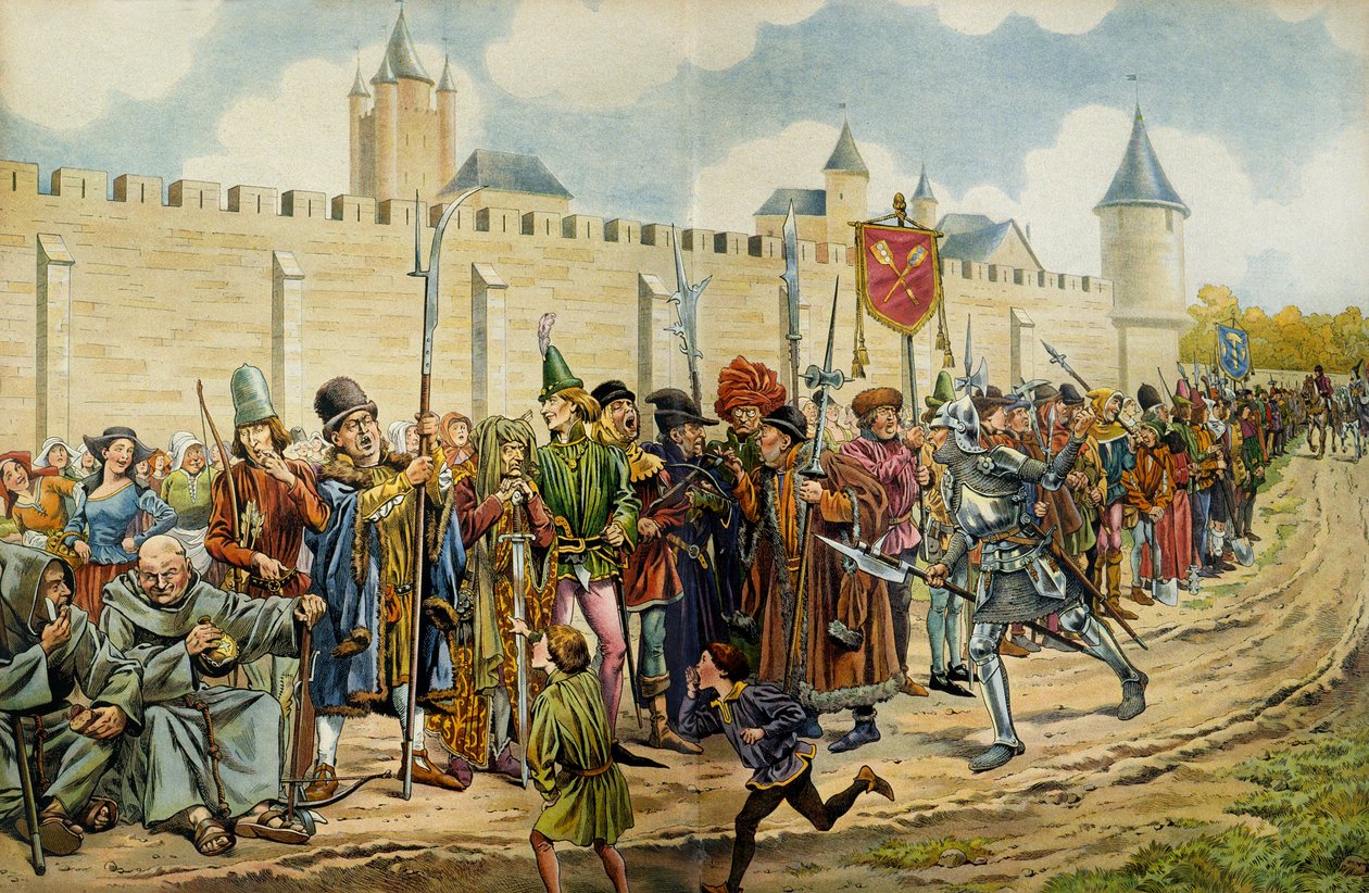 Ludvig XI Ranskan, joka tunnetaan nimellä Varovainen (1423-1483), arvostelu 14. syyskuuta tekijältä pseudonym for Onfray de Breville Jacques Job