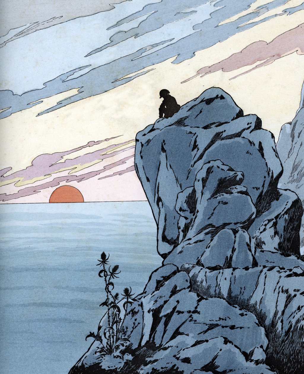 Napoleon I maanpaossa Saint Helenalla (1815) tekijältä pseudonym for Onfray de Breville Jacques Job