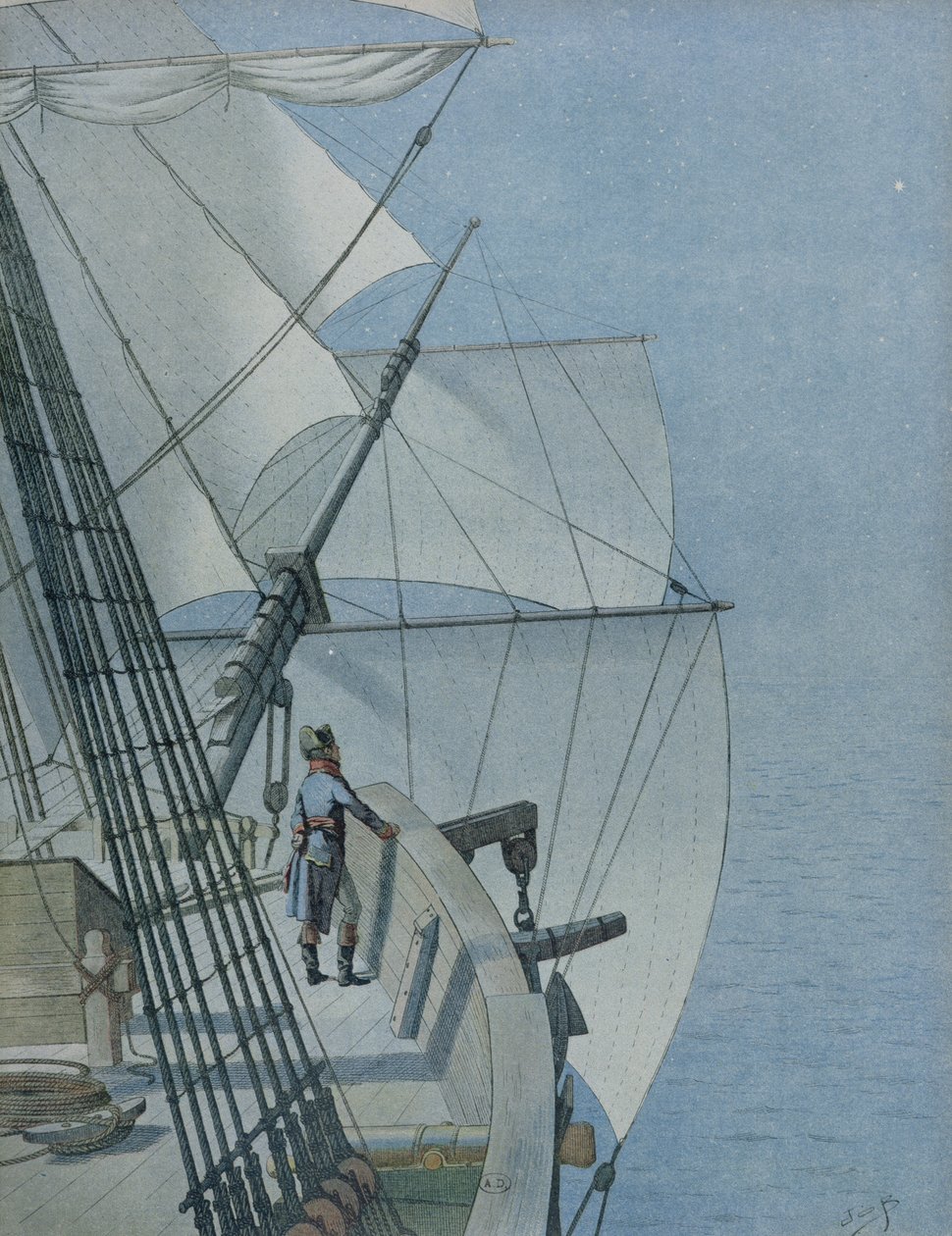 Napoleon palaa Egyptin kampanjasta tekijältä pseudonym for Onfray de Breville Jacques Job