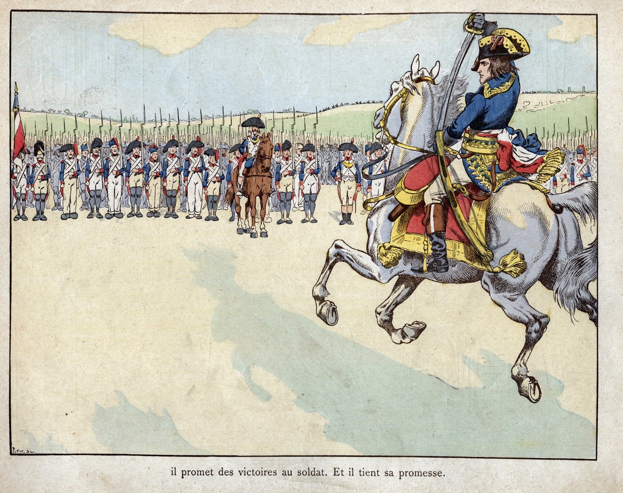Napoleon nimitetään Ranskan armeijan komentajaksi Italiassa - 1796 - Napoleon nimitetään Ranskan armeijan komentajaksi Italiassa, 23. helmikuuta tekijältä pseudonym for Onfray de Breville Jacques Job