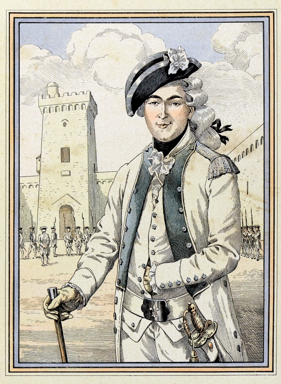 Muotokuva Theophile Malo Corret de La Tour (tai Latour) d