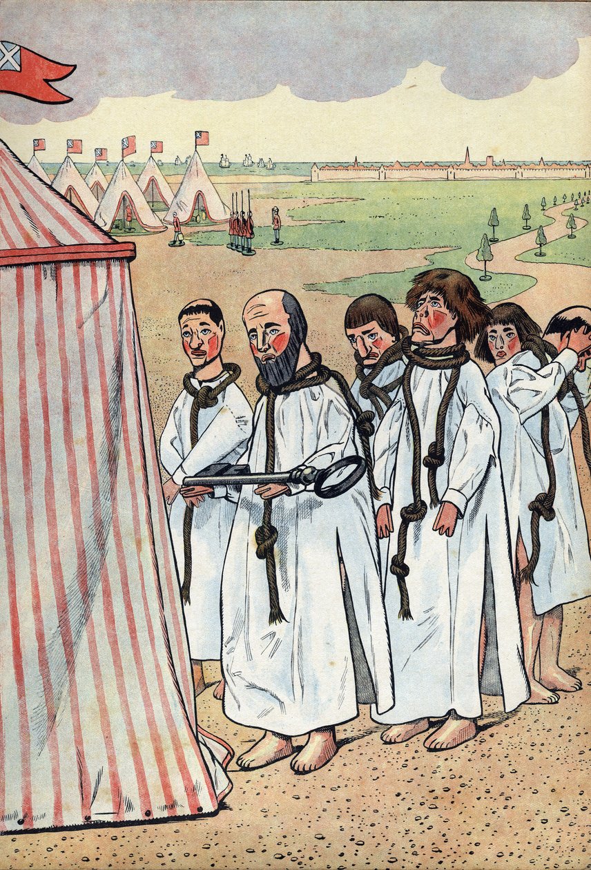Kohtaus Ranskan historiasta leluissa: Calais