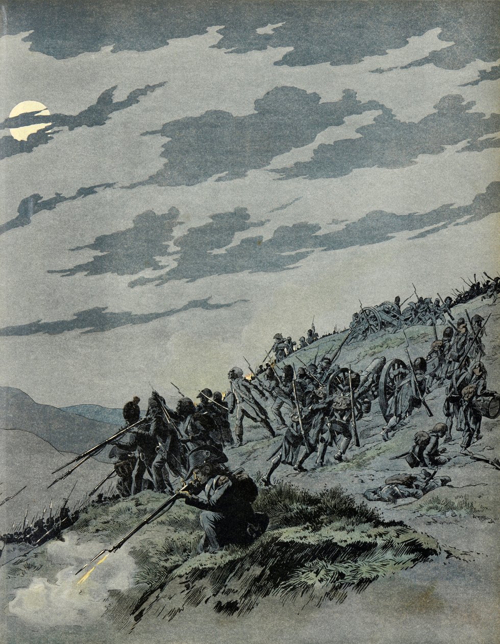 Pyreneiden armeija espanjalaisia vastaan - Theophile Malo Corret de La Tour (tai Latour) d