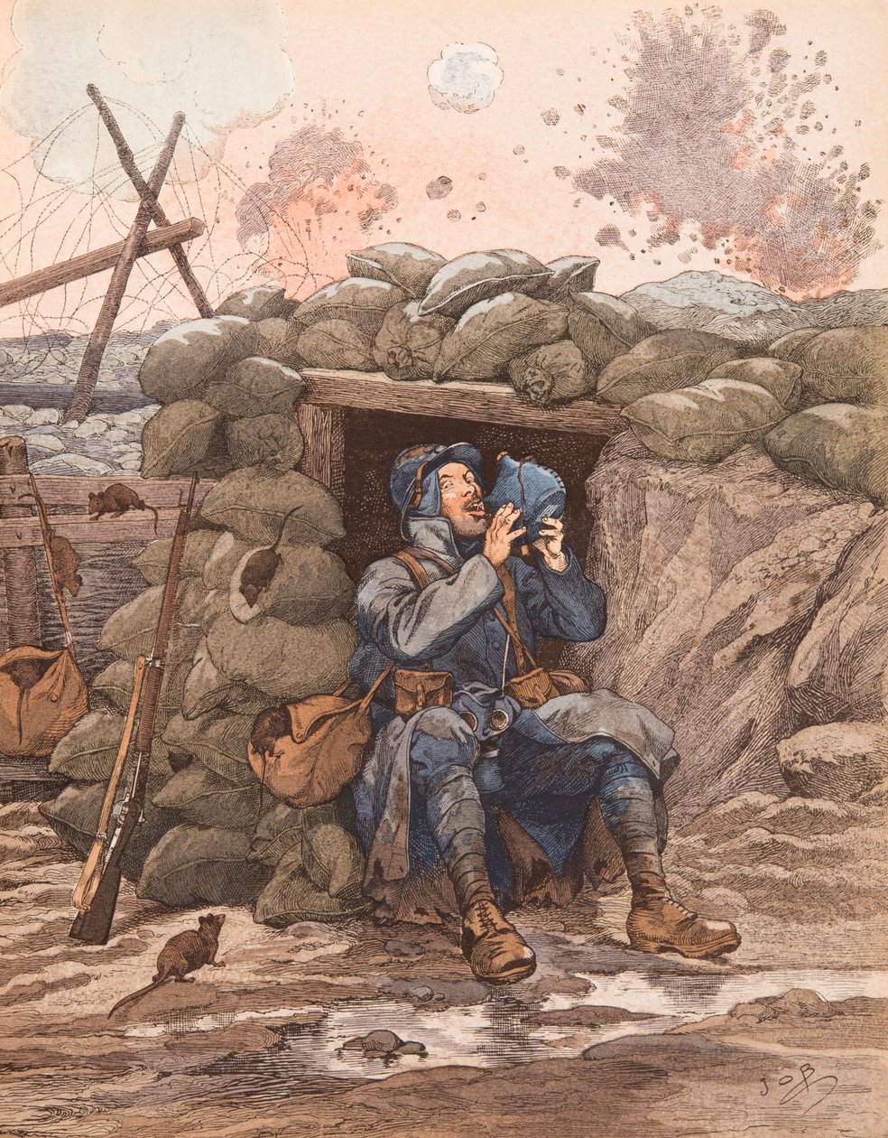 Jacques Marie Gaston Onfroy de Breville eli TYÖ tekijältä pseudonym for Onfray de Breville Job