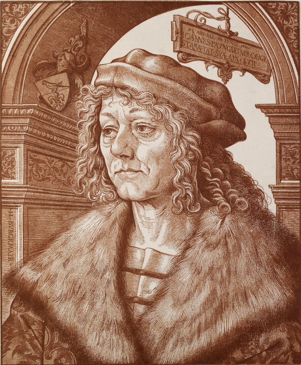 Johannes Paumgartnerin muotokuva, 1512 tekijältä the Elder Hans Burgkmair