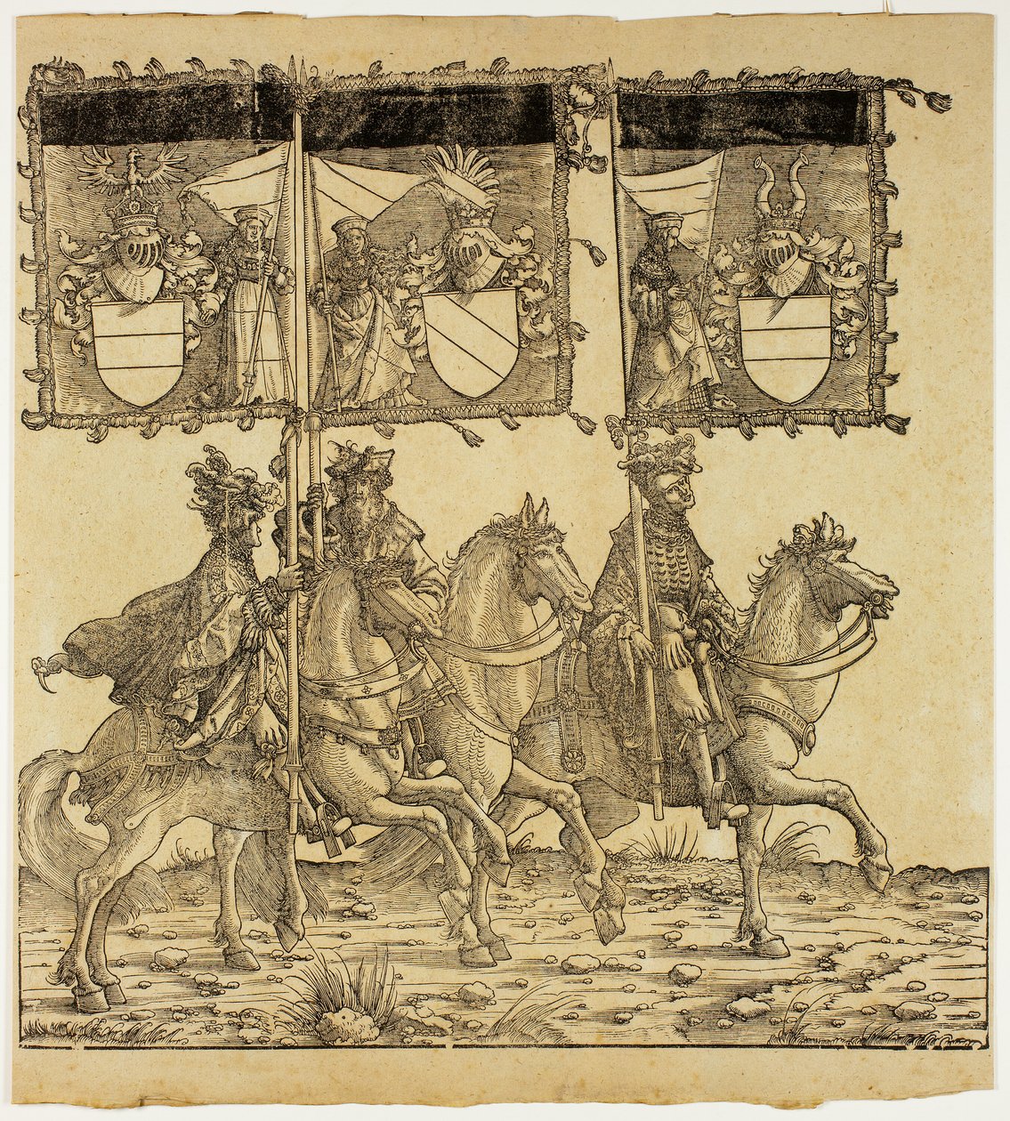 Maximilianuksen voitto tekijältä the Elder Hans Burgkmair