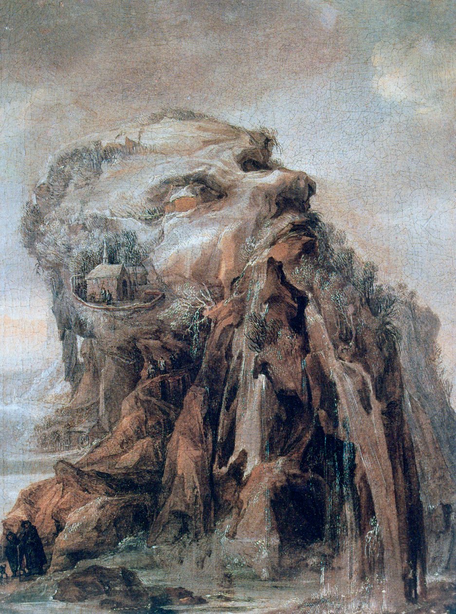 "Antropomorfinen maisema", 1600-1635 tekijältä the younger Joos de Momper