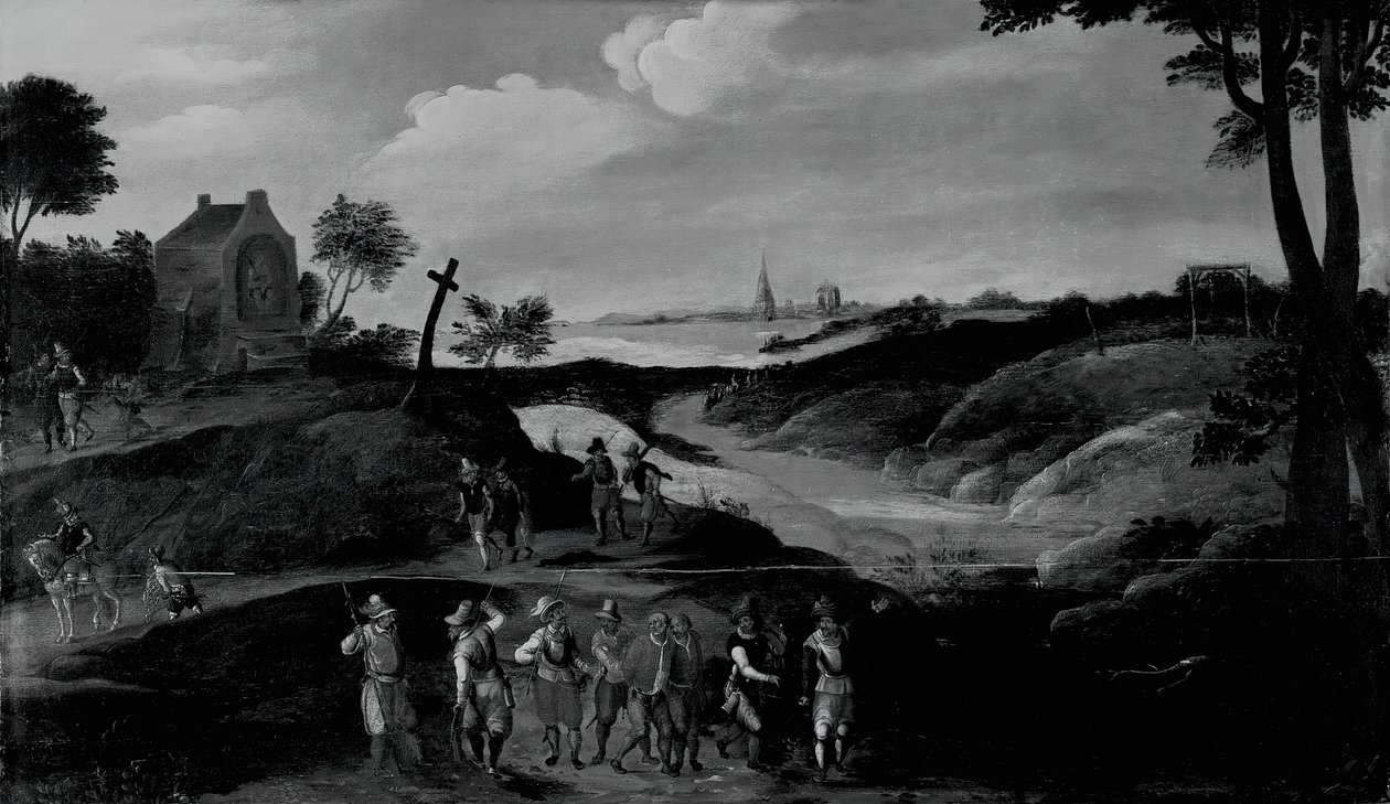 Maisema hahmoilla, c. 160025. tekijältä the younger Joos de Momper