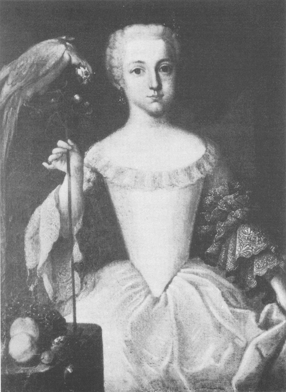 Muotokuva Franziska Antonia von Falkensteinista, geborene Franziska Antonia von Schauenburgista (1744-1786) tekijältä Unknown