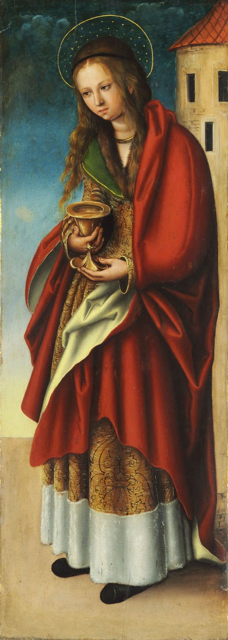Pyhä Barbara tekijältä workshop of Lucas Cranach the Elder