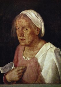 La Vecchia (Vanha nainen), vuoden 1505 jälkeen (öljy kankaalle)