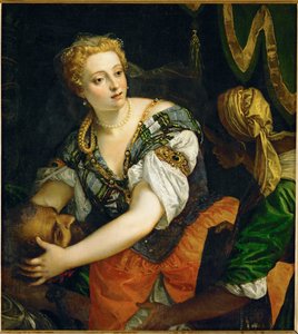 Judith ja Holoferneksen pää ... (öljy kankaalle)