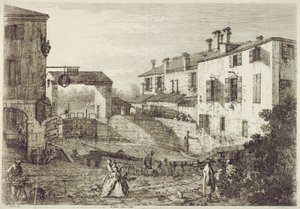 Dolo-portti (etsaus) tekijältä Canaletto