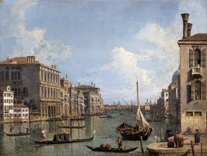 Näkymä Grand Canalille kohti Punta della Doganaa Campo San Violta