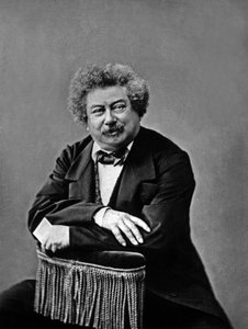 Alexandre Dumas vanhempi, noin 1860 (kuva).