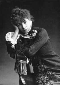 Sarah Bernhardt (1844-1923), valokuva Nadar vuonna 1877