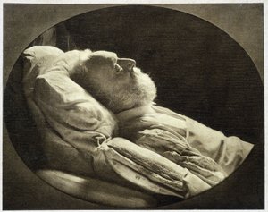 Victor Hugo kuolinvuoteella, 22. toukokuuta tekijältä Nadar