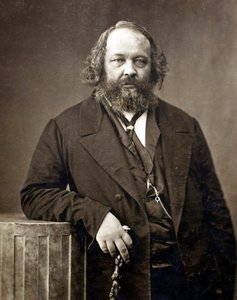 Muotokuva Michel Bakuninista (Bakunin) (1814-1876), venäläinen anarkisti"" Muotokuva Mikhail Aleksandrovich Bakuninista (1814-1876), kirjoittanut Nadar, Gaspard-Felix (1820-1910), noin 1860 - Albumin valokuva - Yksityiskokoelma