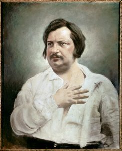 Honore Balzacin (1799 - 1850), ranskalaisen kirjailijan muotokuva tekijältä Nadar