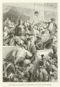 The Bread Rioters in the Hall of Convention (kaiverrus) tekijältä (after) American School