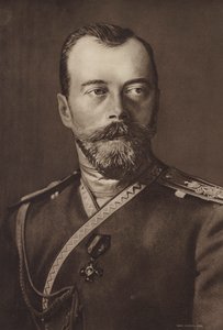 Nikolai II, Venäjän tsaari (m/w kuva) tekijältä (after) English photographer