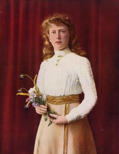 Prinsessa Mary vuonna 1909 (värikuva)