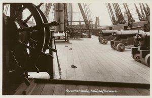 HMS Victoryn Quarterdeck, innolla (m/w kuva)