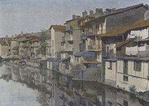 Aurillac, La jordanne (värillinen kuva) tekijältä (after) French Photographer